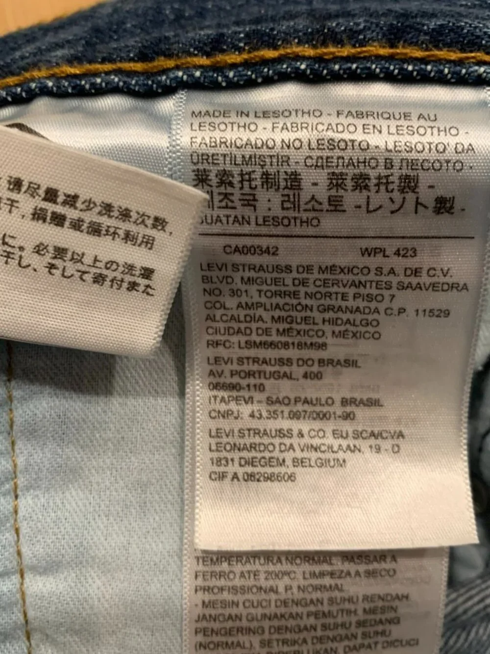 Levi Strauss Levi's 505 Straight Leg Utility Denim Blue Jean Shorts W 36
